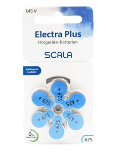 scala plus A675 Hörgerätebatterien