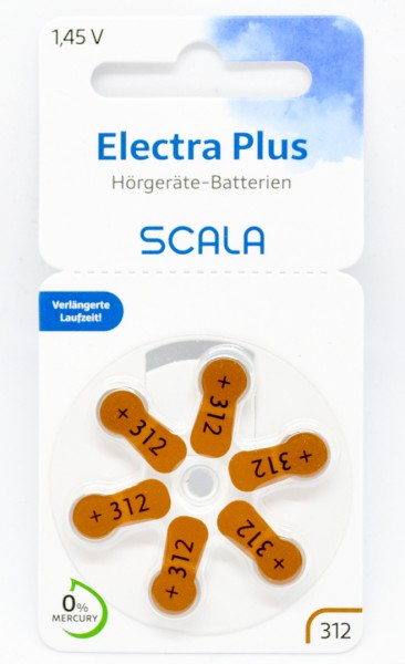 scala Plus A312 Hörgerätebatterien